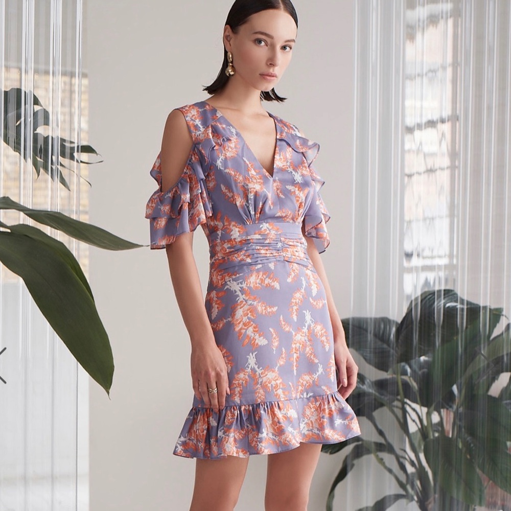 " Three Floor " beautiful floral print dress
